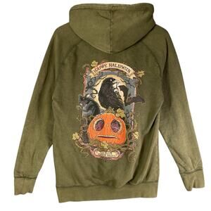 Halloween Horror Nights 2023 Hoodie S Pumpkin Coffin Graphic Pullover Sweatshirt